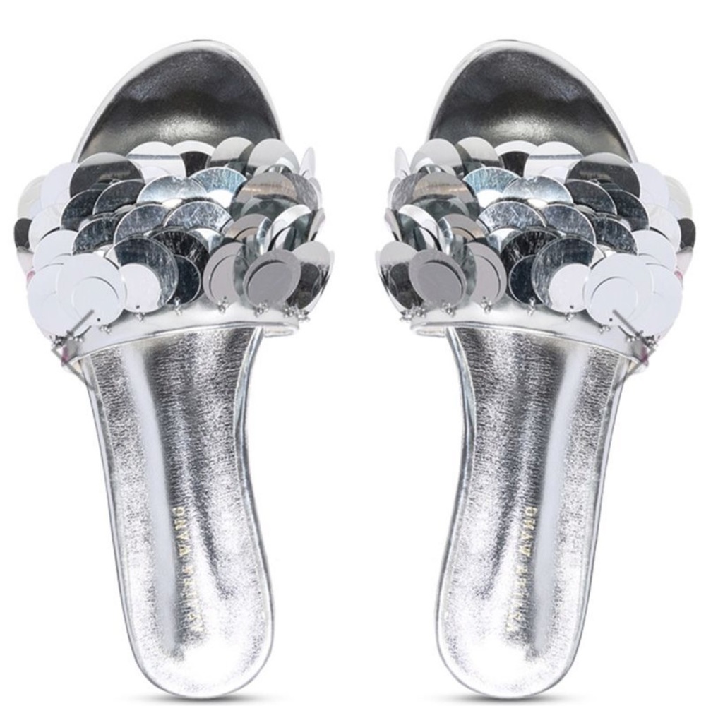 AKIRA Azalea Wang Tachi Embellished Flat Sandal
